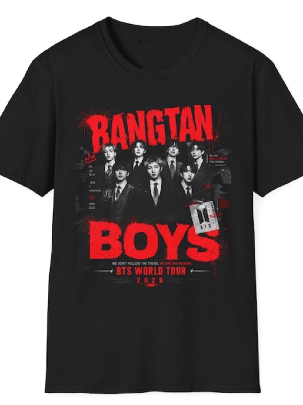 Bangtan Boys BTS graphic Concert T-Shirt